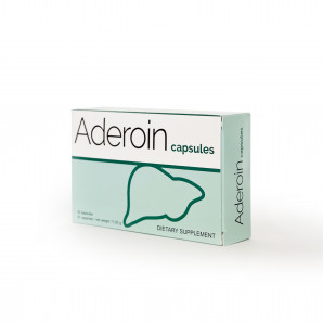 ADEROIN Hepatoprotector, hypocholesterolemic, detoxifying and choleretic agent. Subsidiary agent in hepatitis, cirrhosis, fatty liver dystrophy, Subsidiary agent in toxic, alcoholic, viral, drug-induced liver damage after radiation and chemotherapy, Gallstones, dyskinesia of the bile ducts, Intoxications, Atherosclerosis