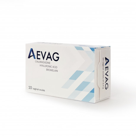 AEVAG Antiseptic, antifungal, regenerator. Sexually transmitted infections, Vaginitis, bacterial vaginosis, Vulvovaginal candidiasis, Chronic exocytosis and endocervicitis, In case of damage of vaginal pH for various reasons (pregnancy), Dryness in the uterus, burning feeling, mild irritability