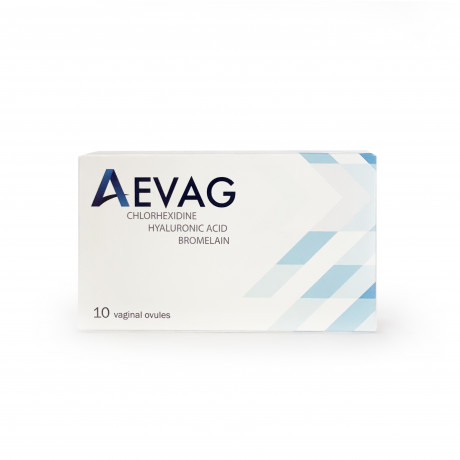 AEVAG Antiseptic, antifungal, regenerator. Sexually transmitted infections, Vaginitis, bacterial vaginosis, Vulvovaginal candidiasis, Chronic exocytosis and endocervicitis, In case of damage of vaginal pH for various reasons (pregnancy), Dryness in the uterus, burning feeling, mild irritability